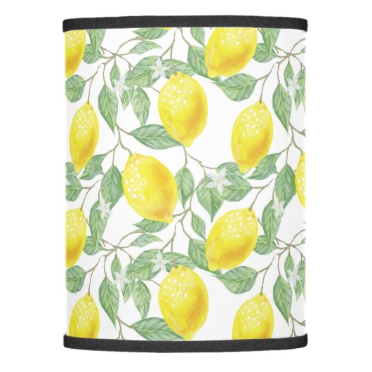 Lemon Fruit Citrus Trendy Lamp Shade (Front)
