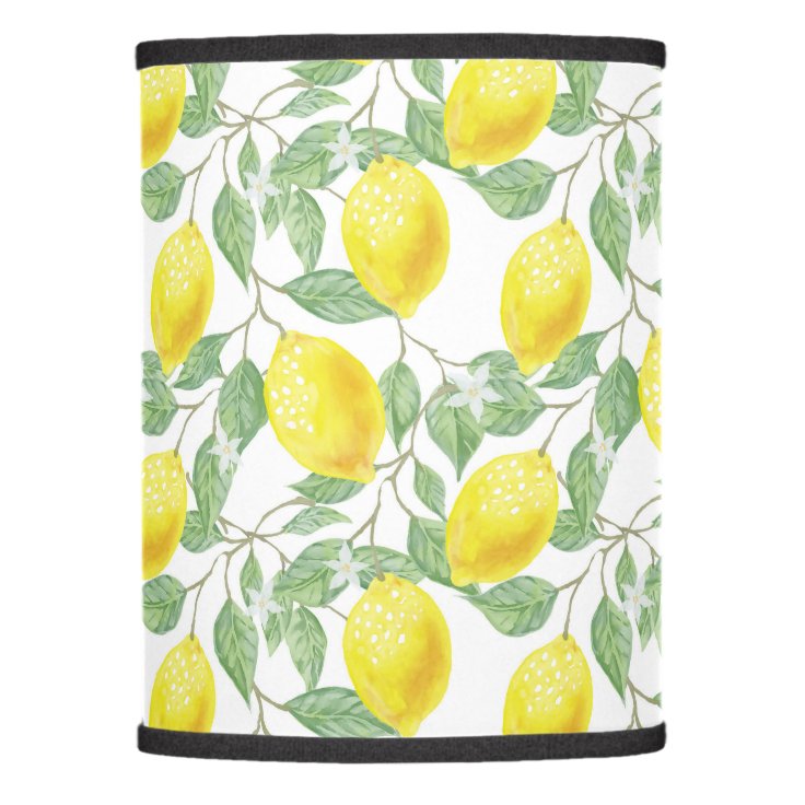 Lemon Fruit Citrus Trendy Lamp Shade | Zazzle