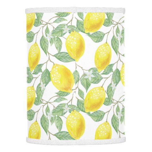 Lemon Fruit Citrus Trendy Lamp Shade (Back)