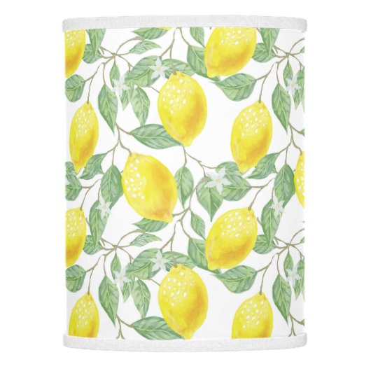Lemon Fruit Citrus Trendy Lamp Shade (Front)