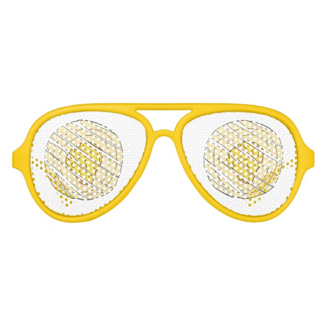 Lemon Fruit Danish Viennoiserie Pastry Chef Bakery Aviator Sunglasses (Front)