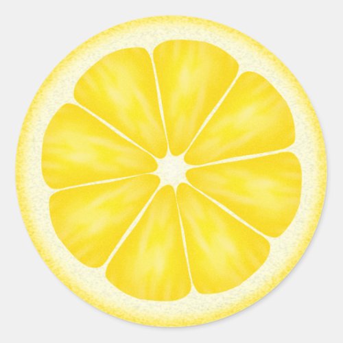 Lemon fruit food fun sticker