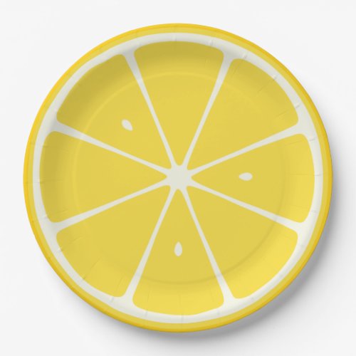 lemon fruit fruit fruit party party summer  paper plates