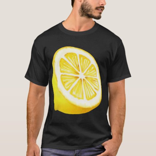 Lemon Fruit Slice Lemonade Vintage Retro Summer Ci T_Shirt