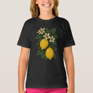 Lemon Fruit Vintage Art Lemon Farm T-Shirt