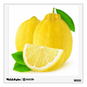 Lemon fruits wall sticker