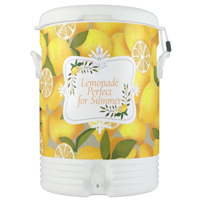 Lemon Full  Beverage Cooler (Front)
