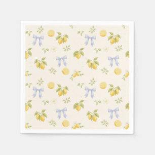 Lemon Garden with Mice Napkins