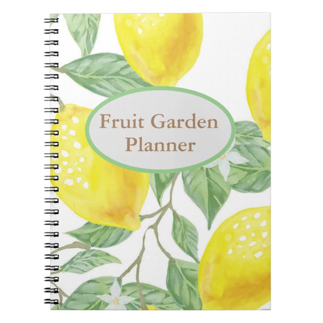 Lemon Gardening Journal (Front)