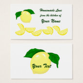 Lemon Gift Tag (Front & Back)