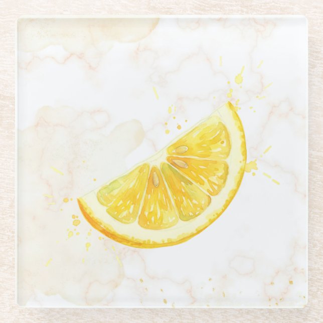Lemon Glass Coaster (Front)