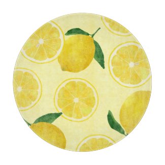Lemon Glass Cutting Board