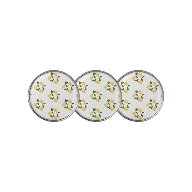 Lemon Golf Ball Marker (3 Up)