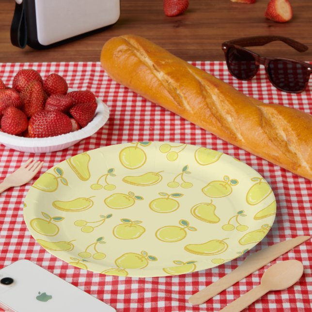 LEMON GOODNESS PAPER PLATES (Picnic)