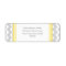 Lemon Gray Chevrons Custom Return Address Labels