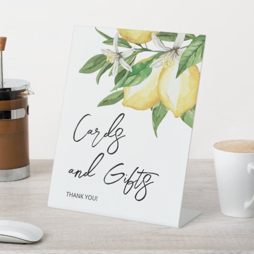 Lemon Greenery Cards  Gifts Sign