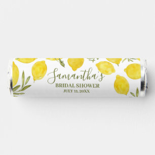 Lemon Greenery Italian Yellow Olive Bridal Shower Breath Savers® Mints