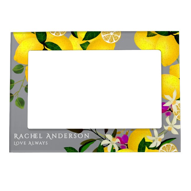 Lemon Grey Magnetic Frame (Front)
