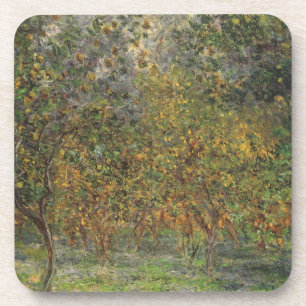 Lemon Grove in Bordighera by Claude Monet Beverage Coaster