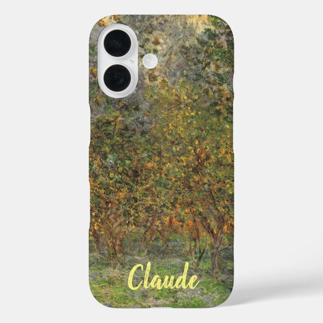 Lemon Grove in Bordighera by Claude Monet Case-Mate iPhone Case (Back)