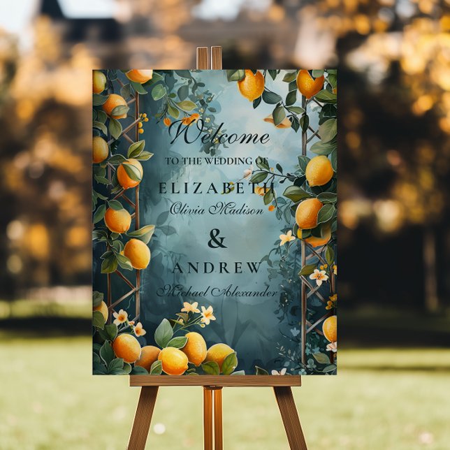 Lemon Grove Romance Wedding Foam Board (Creator Uploaded)