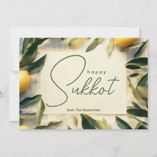 Lemon Grove Sukkot Greeting card