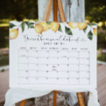 Lemon Guess the due Date calendar Poster<br><div class="desc">Lemon Guess the due Date calendar Poster
Matching items available.</div>