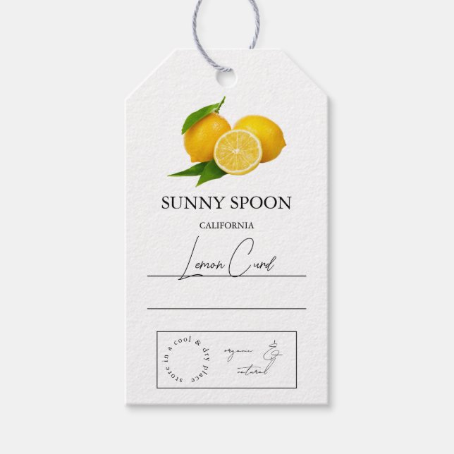 Lemon Hang Tag (Front)