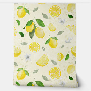Lemon happy cheerful wallpaper rolls wallpaper 