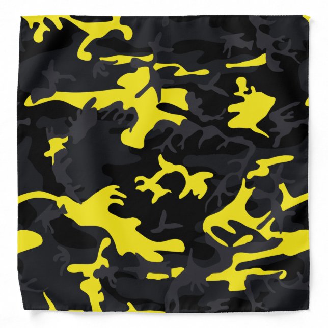 Lemon Highlights Camo Bandana (Front)