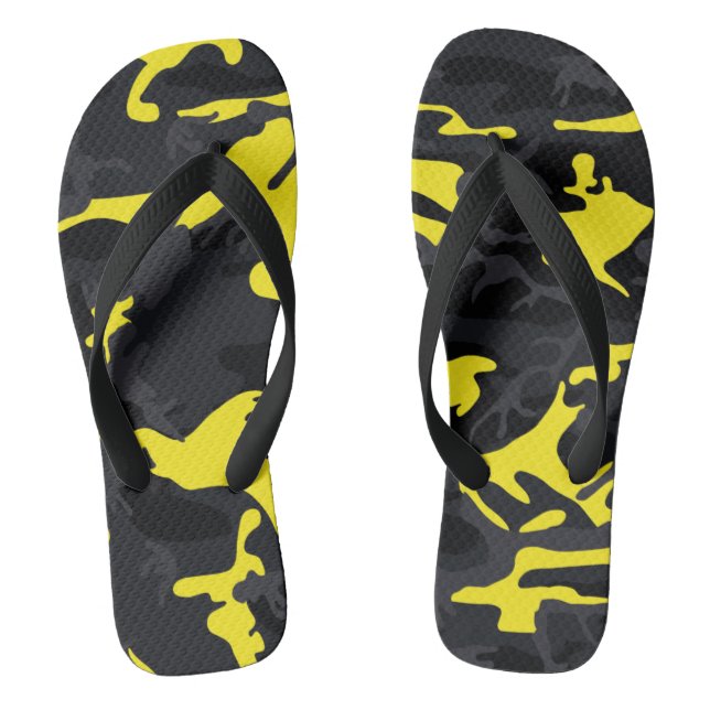 Lemon Highlights Camo Flip Flops (Footbed)