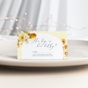 Lemon how big is mommy's belly enclosure card