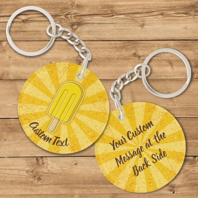 Lemon Ice Cream Stick Keychain (Creator Uploaded)