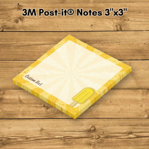 Lemon Ice Cream Stick Post-it Notes