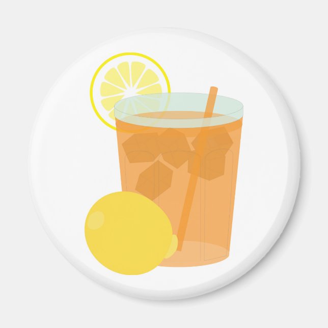 Lemon Iced Tea Magnet (Front)