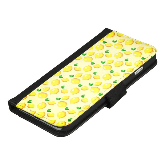 Lemon iPhone Wallet Case (Bottom)