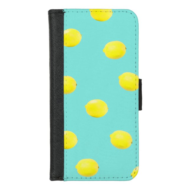 Lemon iPhone Wallet Case (Front)