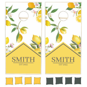 Lemon, Italian Theme Cornhole Set