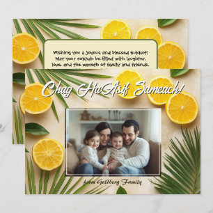 Lemon Joy Sukkot Greeting Card
