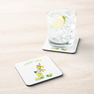 Lemon Juice Cool Drink Lemonade Party Coaster