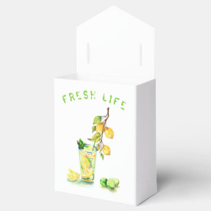 Lemon Juice Cool Drink Lemons Party Favor Box