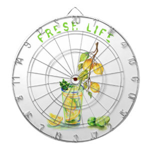 Lemon Juice Cool Drink Party Dart Board