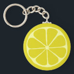 Lemon Keychain<br><div class="desc">Lemon slice design</div>