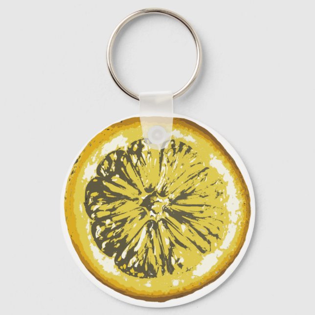 Lemon Keychain (Front)