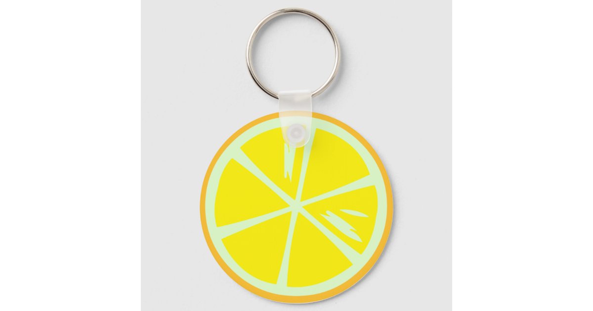 Lemon Keychain | Zazzle