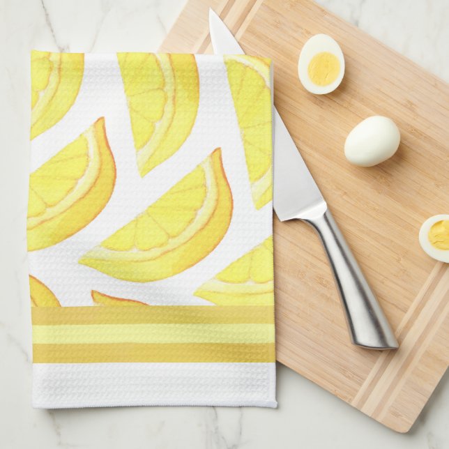 Lemon - Kitchen Towel (Quarter Fold)