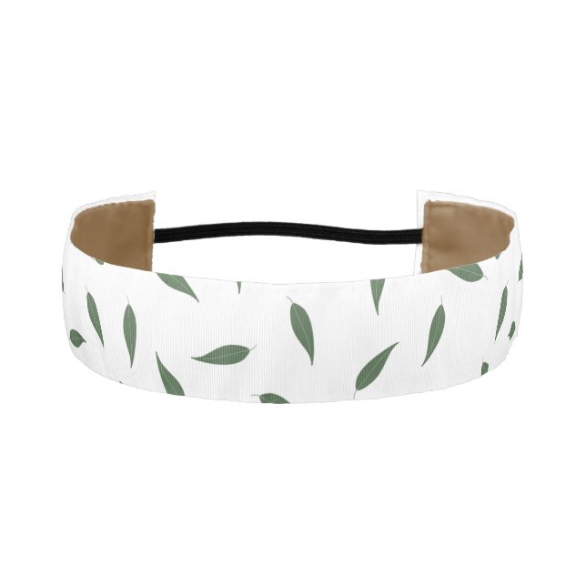 Lemon Leaves Athletic Headband (Front)