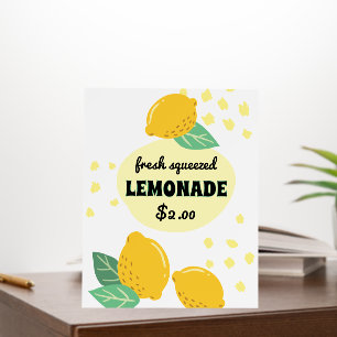 Lemon Lemonade Stand Custom Foam Board