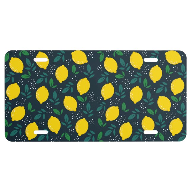 Lemon License Plate (Front)