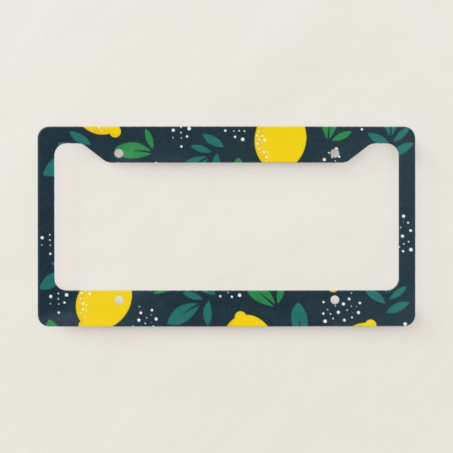 Lemon License Plate Frame (Front)